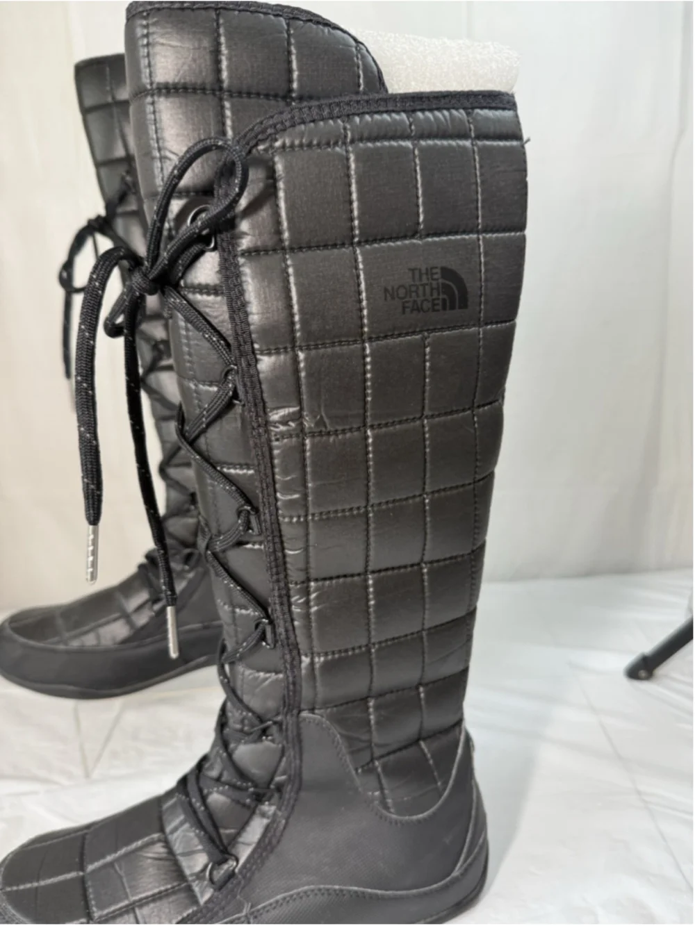 The North Face Svetlana Primaloft Insulated Quilted Winter Boots Black Sz 7.5 M